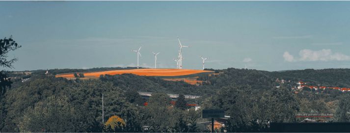 Blick ins Erzgebirge